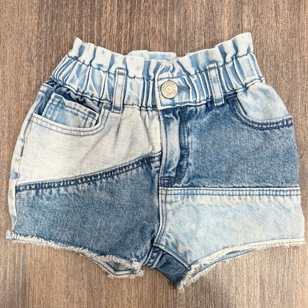 Baby Gap Toddler/Kids Just Like Mom Denim Shorts with Elastic Waistband, 2T